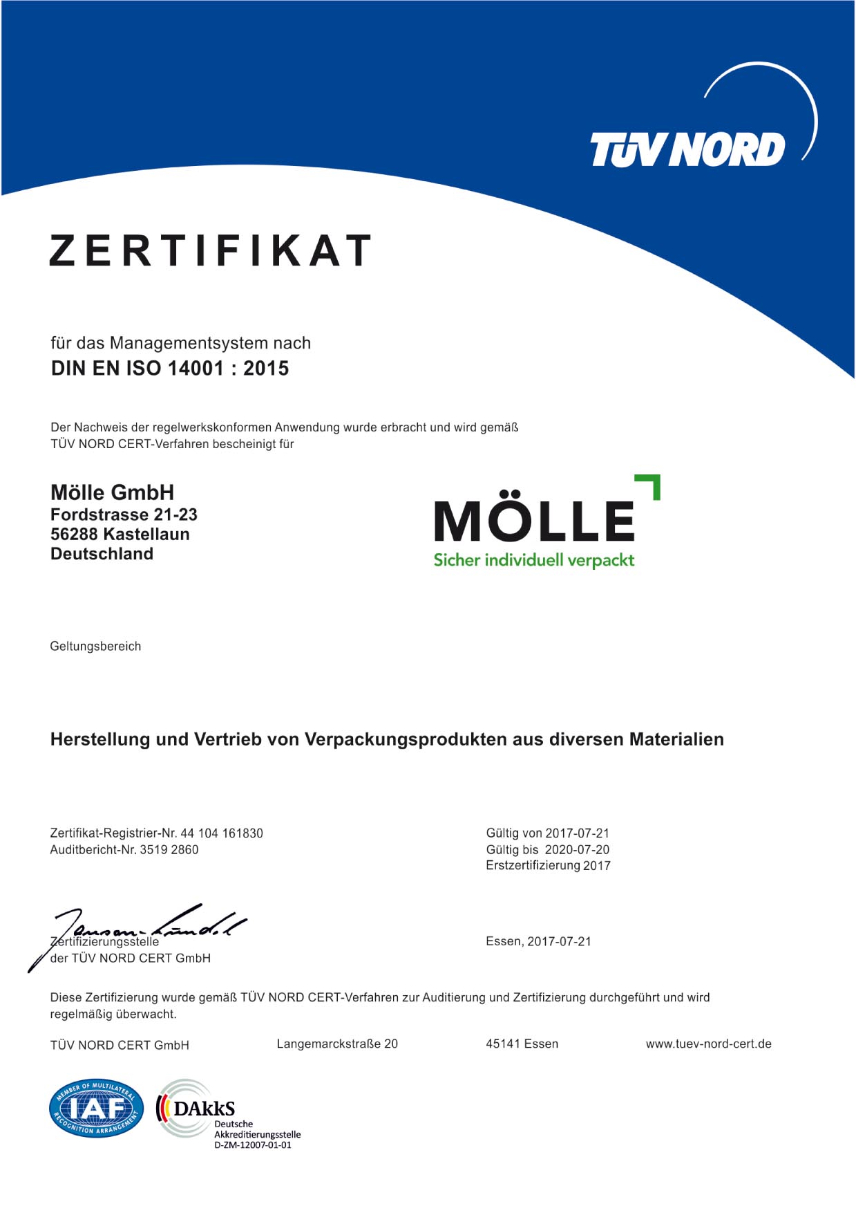 Moelle GmbH - Transportschutz